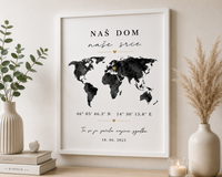 Personalizirana koordinata doma v okvirju